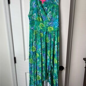 Lilly Pulitzer Moana Wrap Dress (Size:L)